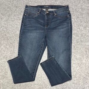 Sound Style Dark Wash Skinny Jeans Blue Stretch Denim Petite‎ Large